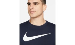 Nike Big Logo vīriešu treniņu T-krekls, tumši zils CW6936 451