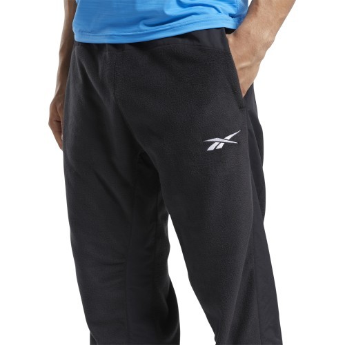 Reebok Workout Fleece vīriešu bikses, melnas