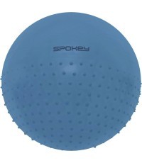 Гимнастический мяч с массажными выступами и насосом Spokey HALF FIT