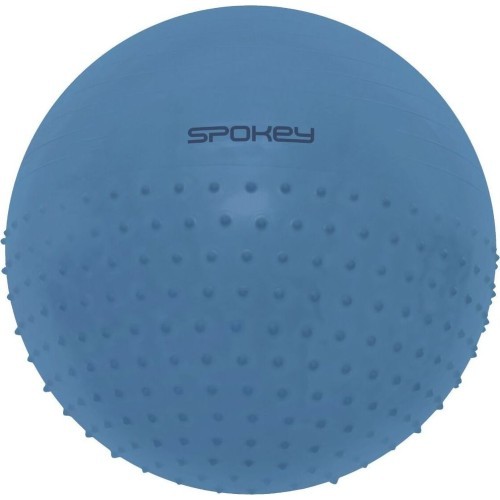 Гимнастический мяч с массажными выступами и насосом Spokey HALF FIT
