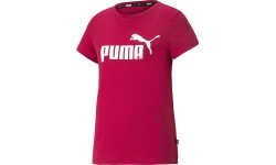 Женская футболка Puma Ess Logo Tee Bordeaux 586775 33