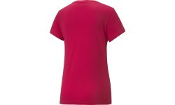Женская футболка Puma Ess Logo Tee Bordeaux 586775 33