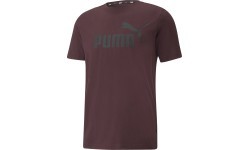 Puma Ess Logo Tee vīriešu T-krekls, bordo