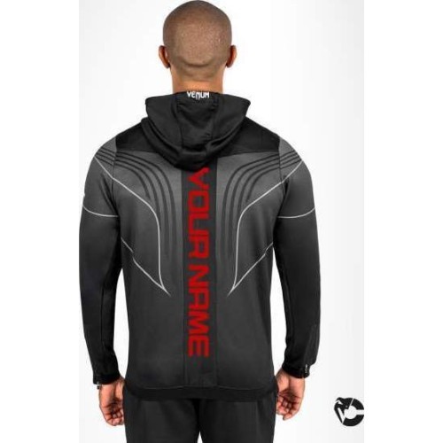 UFC Venum personalizēta autentiska Fight Night 2.0 Kit by Venum Vīriešu Walkout Hoodie - melna