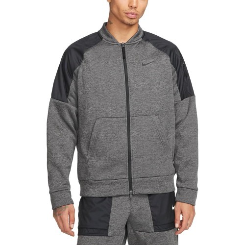 Nike Therma Novelty FZ Bomber vīriešu džemperis pelēks DQ4852 071