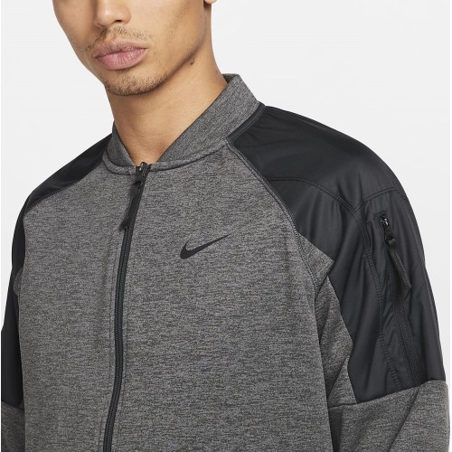 Nike Therma Novelty FZ Bomber Men's Sweatshirt Grey DQ4852 071