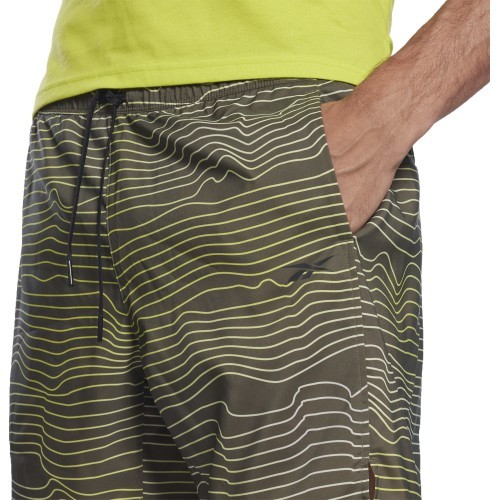 Reebok Men's Shorts TS Speed 2.0 AOP Short Green H46611