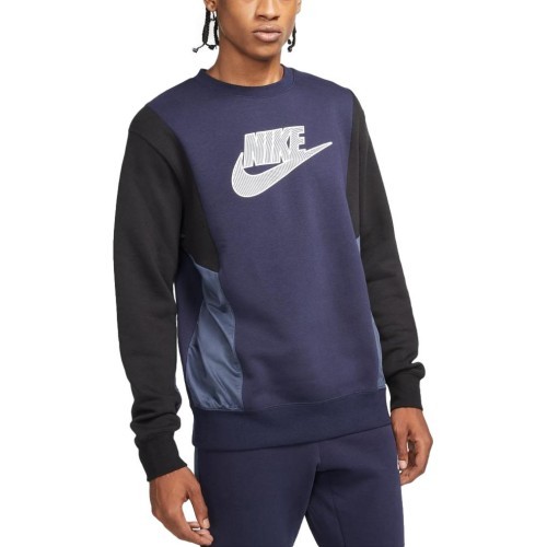 Мужской свитшот Nike NSW Hybrid Flc Crew, синий DJ5075 451