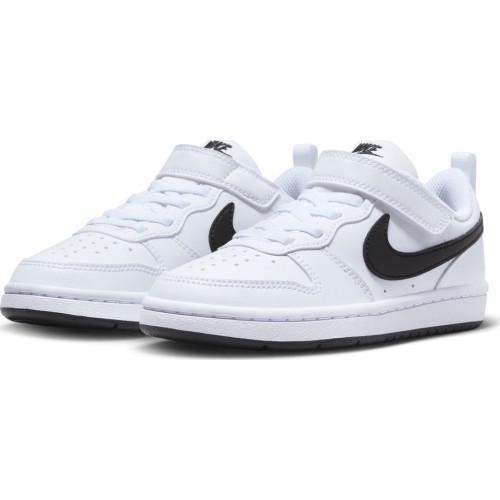Nike Court Borough Low Kids' Shoes Black White DV5457 104