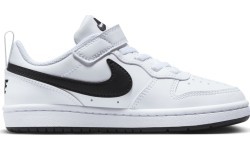 Nike Court Borough Low Kids' Shoes Black White DV5457 104