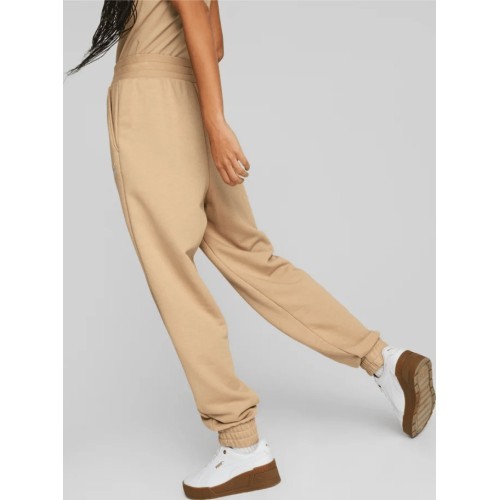 Puma Ess+ Embroidery Cream Women's Sports Pants 847093 89