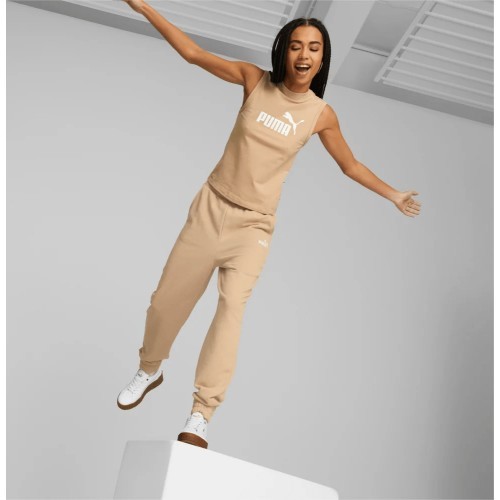 Puma Ess+ Embroidery Cream sieviešu sporta bikses 847093 89