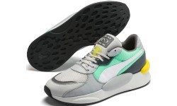 Кроссовки Puma RS 9.8 Fresh, серо-зелёно-жёлтые, 371571 03