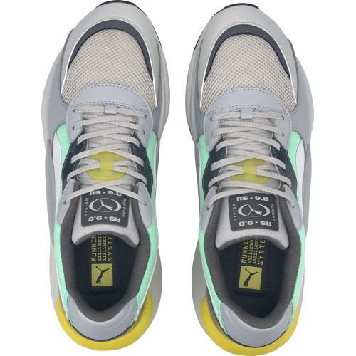 Puma RS 9.8 Fresh apavi, pelēki/zaļi/dzelteni, 371571 03