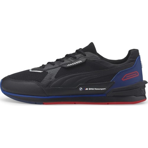 Puma BMW MMS Low Racer Men's Sneakers Black Blue 307106 01