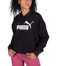 Puma sieviešu džemperis Ess Cropped Logo Black 586870 01