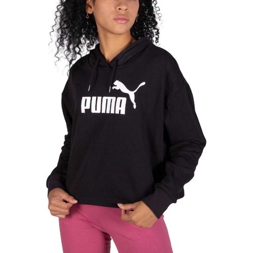 Женский свитшот Puma Ess Cropped Logo Black 586870 01