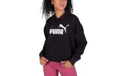 Puma sieviešu džemperis Ess Cropped Logo Black 586870 01