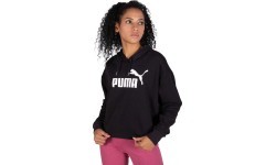 Puma sieviešu džemperis Ess Cropped Logo Black 586870 01