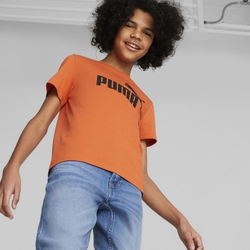 Puma T-shirt for Teens Ess Logo Tee Orange 586960 94