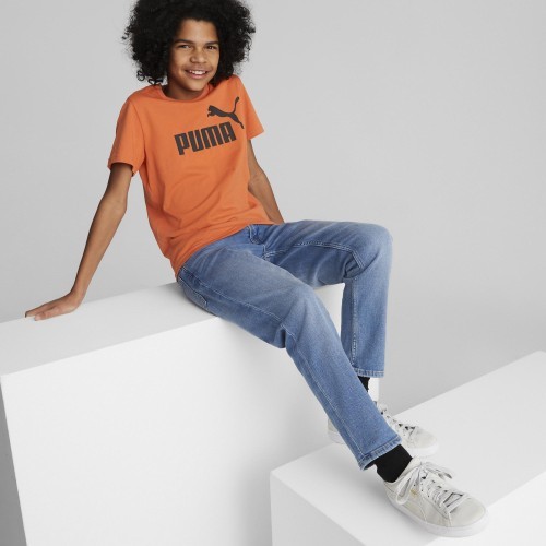 Puma T-shirt for Teens Ess Logo Tee Orange 586960 94