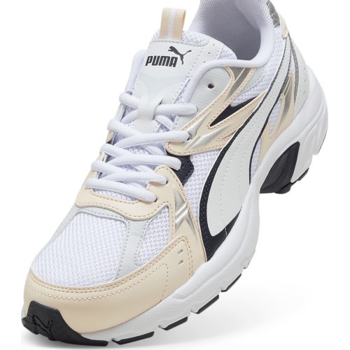 Puma Unisex Sneakers Milenio Tech Black White Peach 392322 07