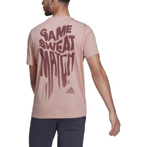 Adidas Ten Game G Tee Men's T-Shirt Pink HA0963