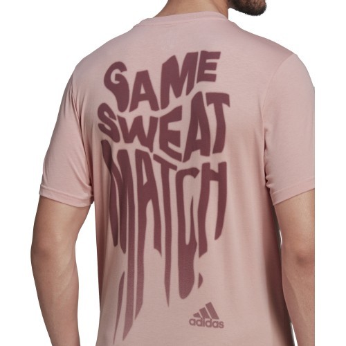 Adidas Ten Game G Tee Men's T-Shirt Pink HA0963