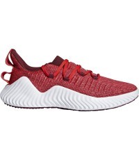 Adidas AlphaBounce Trainer Shoes, Red AQ0674