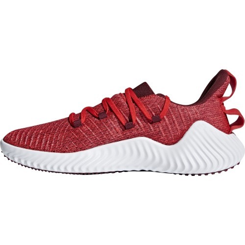 Adidas AlphaBounce Trainer Shoes, Red AQ0674