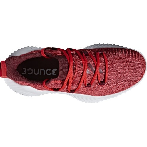 Adidas AlphaBounce Trainer Shoes, Red AQ0674