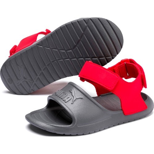 Puma Divecat V2 Injex bērnu sandales Grey Red 369546 05