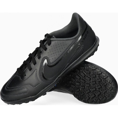 Nike Jr Legend 9 Club TF Black DA1334 001 futbola apavi pusaudžiem