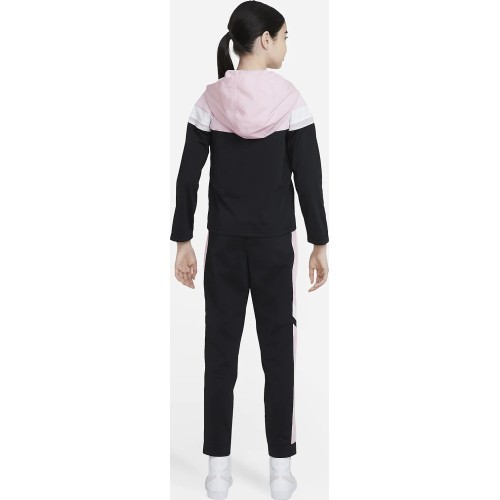 Nike sporta tērps meitenēm U NSW Poly Wvn Ovrly Pink Black CU9202 013