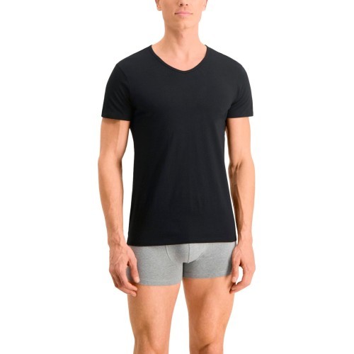 Puma Basic 2-Pack V-Neck Men's T-Shirts Black