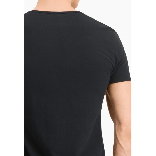 Puma Basic 2-Pack V-Neck Men's T-Shirts Black