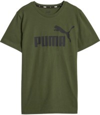 Puma Ess Logo Tee Juniors T-Shirt Khaki 586960 31