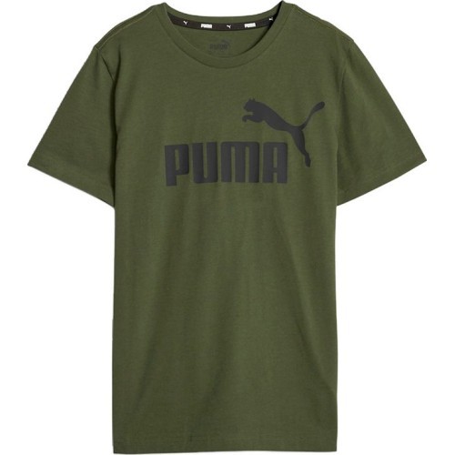 Puma Ess Logo Tee bērnu krekls, haki, 586960 31