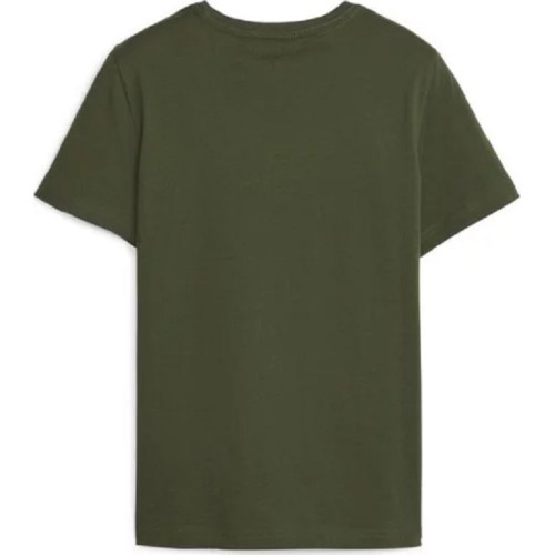 Puma Ess Logo Tee Juniors T-Shirt Khaki 586960 31