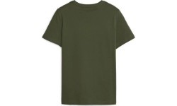 Футболка подростковая Puma Ess Logo Tee хаки 586960 31