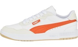 Puma vīriešu apavi Court Ultra Lite White Orange 389371 03