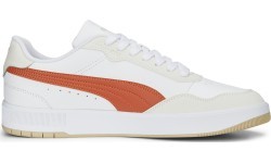 Puma Court Ultra Lite Men's Shoes White Orange 389371 03