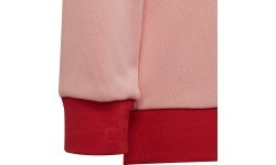 Adidas LK Logo Jog Set Tracksuit for Girls Red Pink H65799