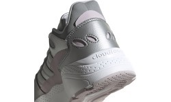 Женские кроссовки Adidas Crazychaos J серебристо-розовые EF7224