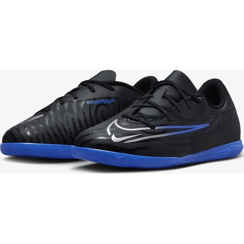 Nike Jr Phantom GX Club IC GS Football Shoes Black Blue DD9566 040