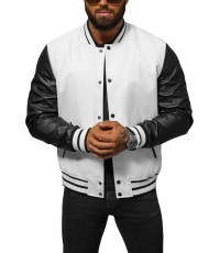 J.Style Odinė Striukė Vyrams Black White 11Z8068