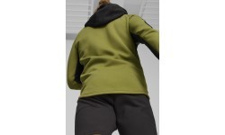 Puma Evostripe Full-Zip vīriešu džemperis, melns zaļš 678995 33