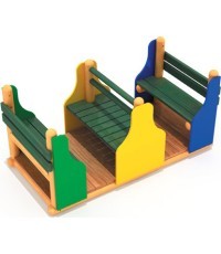 Wooden Train Wagon Without Roof Model GT-4003/1