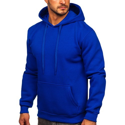 J.Style Men's Fleece Sweatshirt Blue 68B2009-17