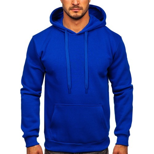 Мужская флисовая толстовка J.Style Blue 68B2009-17